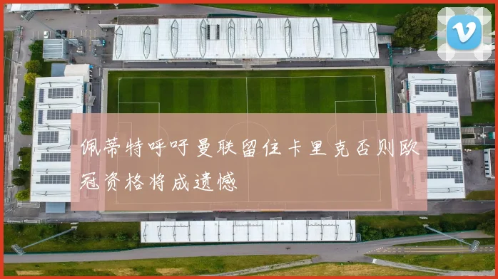 佩蒂特呼吁曼联留住卡里克否则欧冠资格将成遗憾